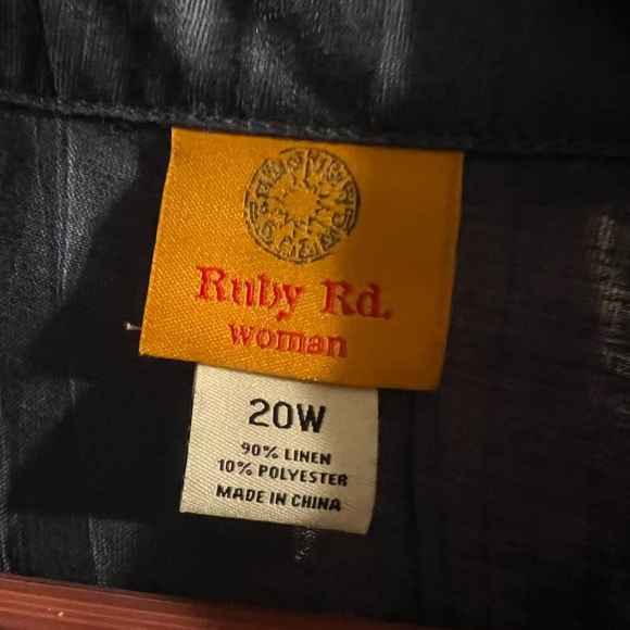 Ruby Rd Blue Utility Jacket with Sporty Style - Picture 2 of 3